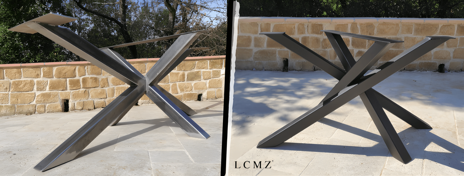 Pieds de table en acier - LCMZ