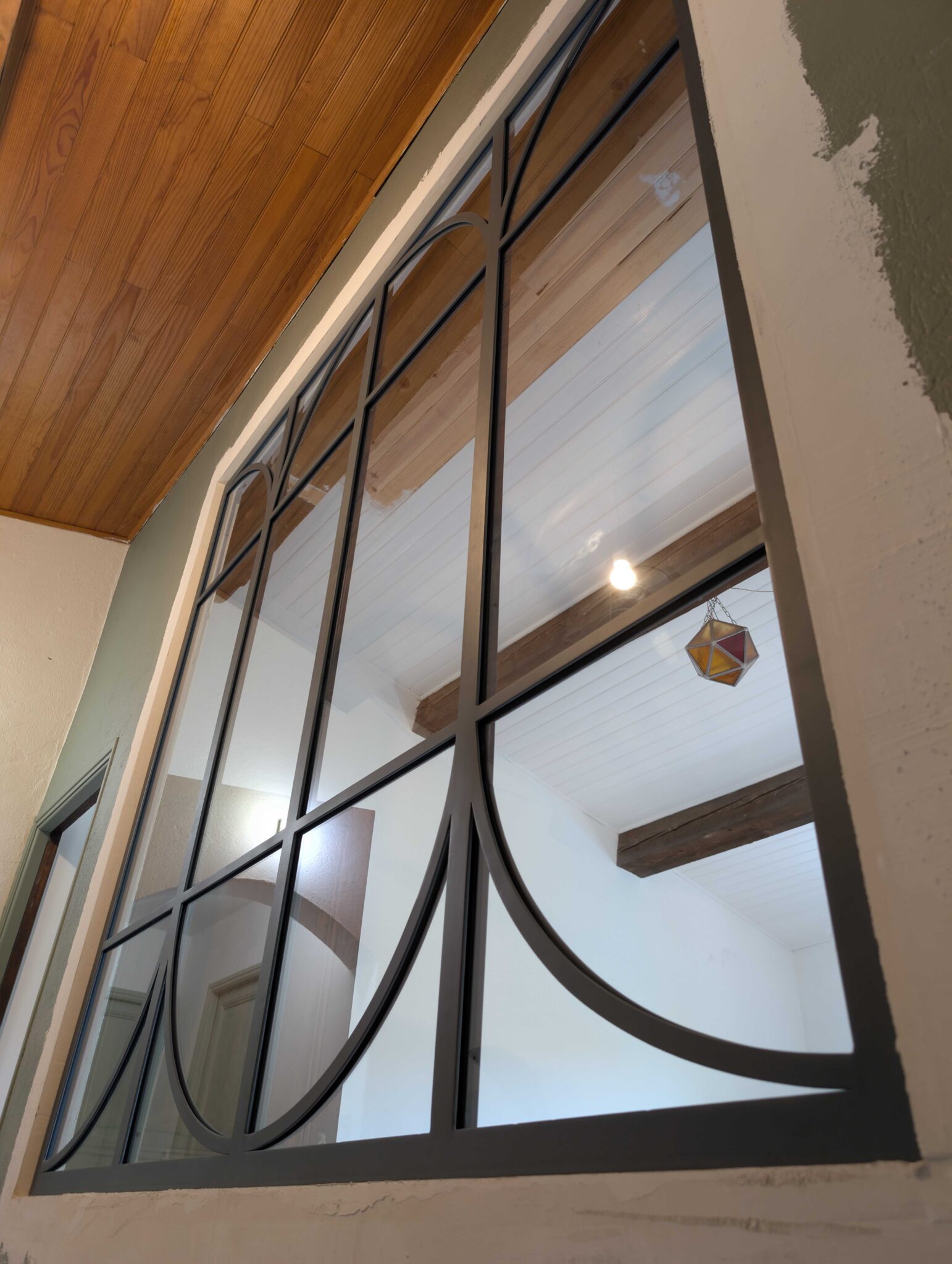 Verrière acier 2m x 2m avec vitrage feuilleté 44.2 à Saint-Maximin-la-Sainte-Baume